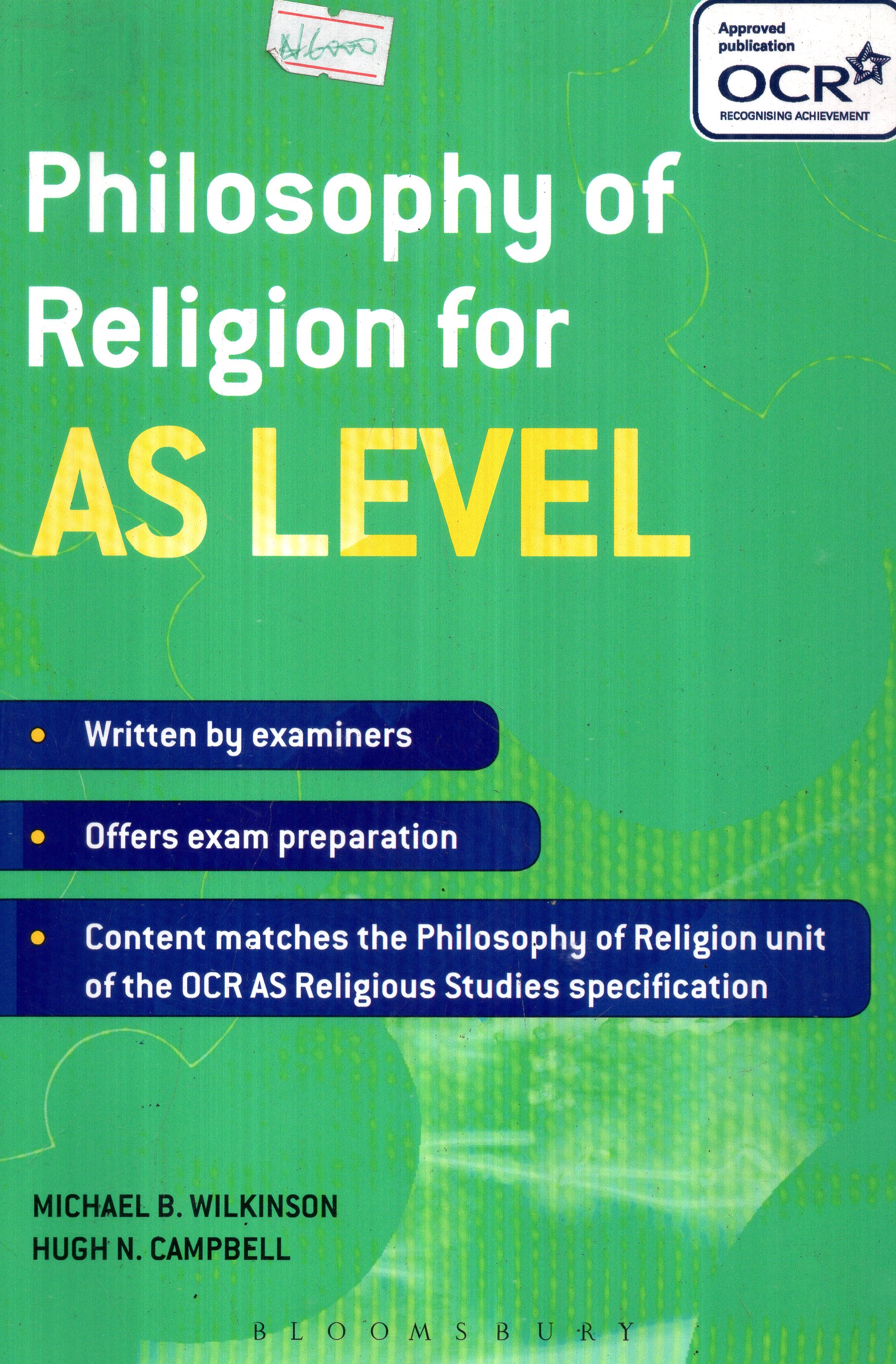 Philosophy Of Religion For AS Level