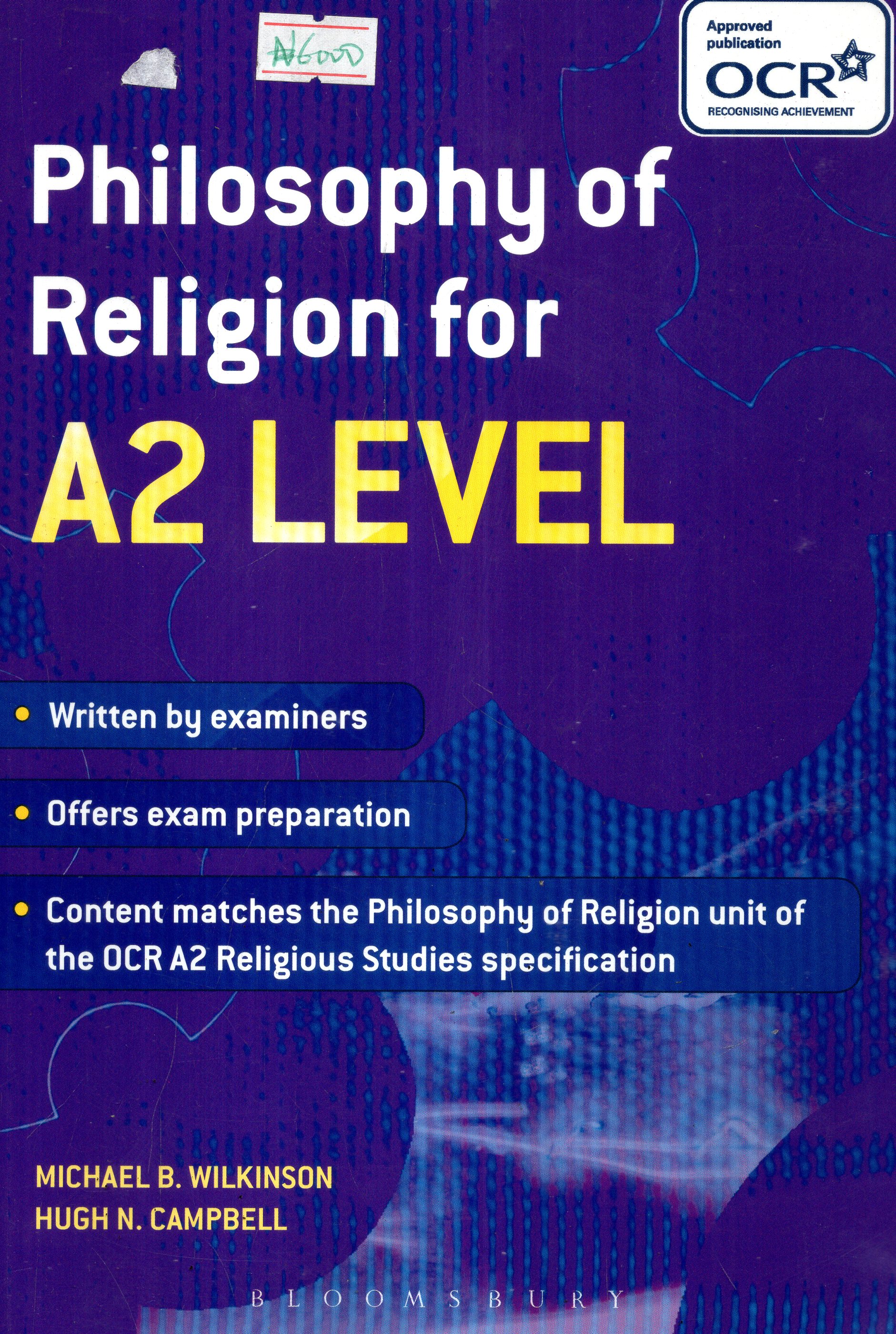 Philosophy Of  Religion For A2 level