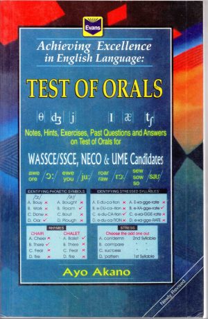 Text Of Orals - English
