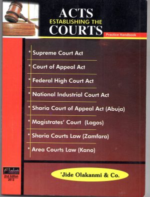 Acts Establishing The Courts 2E