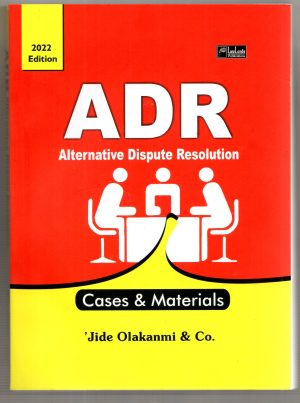 ADR Alternative Dispute Resolution 1E