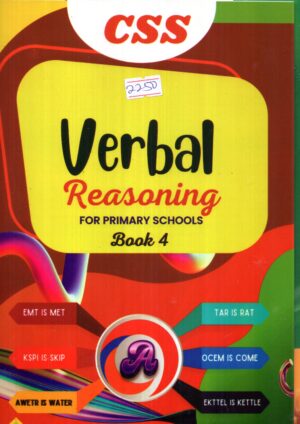 CSS verbal reasoing for primary sch bk4